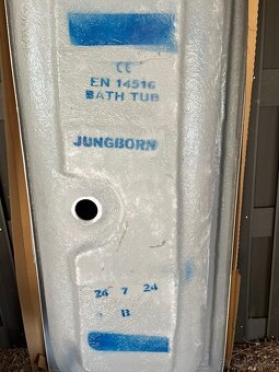 dvojitá plastová vaňa jungborn 190x80 duo white - 4