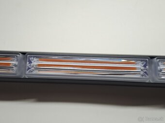 Led majáková rampa slim oranžova - šírka 59 cm - 15 režimov - 4