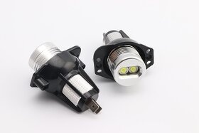 Biele LED BMW angel eyes - 4