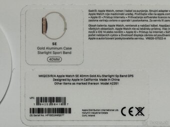 Apple Watch SE (1. gen) 40mm Gold - 4