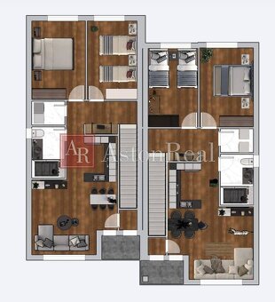 Luxusné 3-izbové apartmány Veľká Lomnica,74 m2 - 4