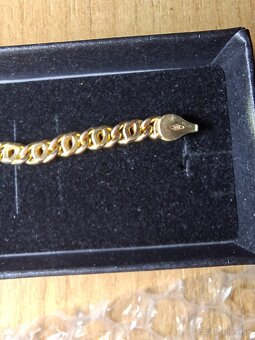 14k náramok 20 cm - 4