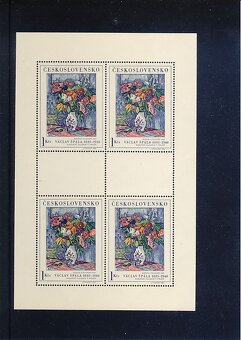 Poštové známky Československo 1 - 4