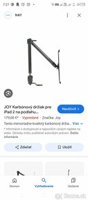 Karbónový držiak do auta na iPad2 - 4