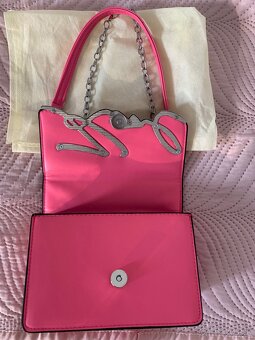 Karl Lagerfeld crossbody ružová kabelka - 4