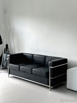 SEDAČKA BAUHAUS LE CORBUSIER WHITE - 3 MIESTNA - 4