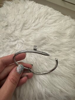 Nový Naramok klinec Cartier 18k zlato - 4