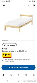 Predám postel Ikea - 4