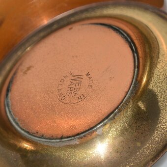 Starý anglický kovový džbán - 4