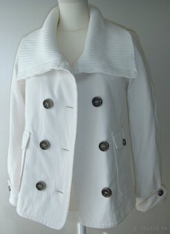 Biely ľanový kabátik - 4