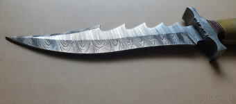 VEĽKÝ Damaškový lovecký nôž - 4