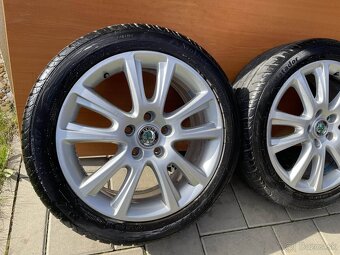 ZENITH Orig. skoda alu disky 17 5x112 225 45 R17 Skoda Supe - 4