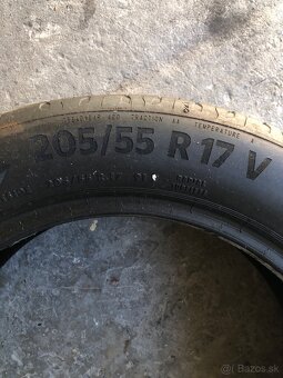 Predám letné pneumatiky Continental EcoContact 6 205/55 R17 - 4