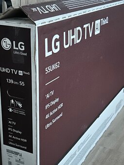 Predám smart UHD TV LG 55” - 4