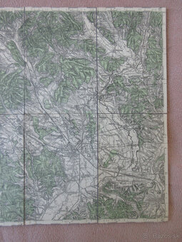 Mapa Lučenec, Hor. Strháry, Halič, Divín, Fiľakovo r. 1945 - 4