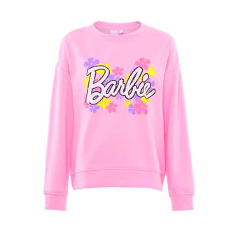 Barbie ružová mikina veľkosť S a XXS - 4