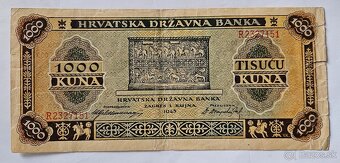 Zbierka historických bankoviek NDH (1941–1943) - 4