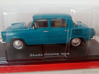 Predám modely aut škoda 100,1000 mb,dacia a uaz 1:24. - 4