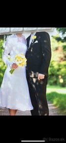 Svadobné šaty pod kolená - 4