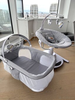 Lehátko pre bábätko Lionelo Bella Set Grey Concrete - 4