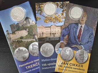 Strieborné mince 10 Eur a 20 Eur - 4