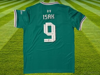 detský futbalový dres Alexander ISAK – Liverpool FC zelený - 4