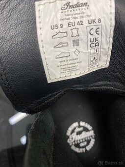 Pánske Moto kožené topánky vysoké veľ. 42 - 4