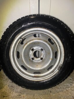 Plech disky 4x108 15” + zimne gumy 185/65R15 Peugeot Citroën - 4