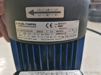 Predám priemyselné čerpadlo Vogel pumpen. - 4