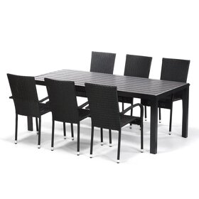 Záhradný stôl + 4 stoličky - 4