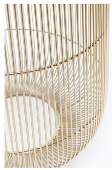 Kare Design mramorový odkladací stolík príručný - zlatý - 4