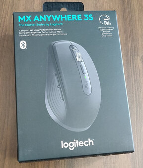 Mys Logitech MX Anywhere 3S, bluetooth, dongle, nova - 4