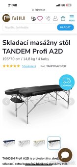 Masazny stol Tandem profi - 4