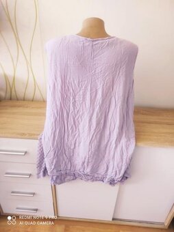 Fialové šaty, vel. XXL - 4