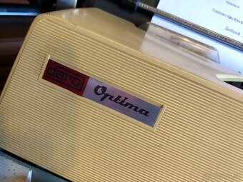 Vintage písací stroj Optima (azbuka) – plne funkčný @Stupava - 4