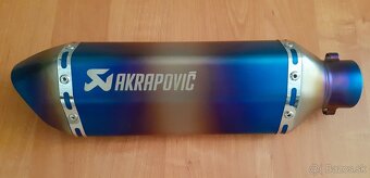 Nový športový - Ladený univerzálny moto výfuk + db killer - 4