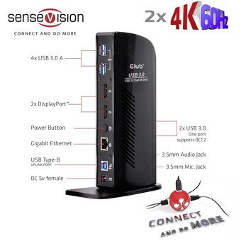 Dokovacia stanica Club3D CSV-1460 (CSV-1460) - 4