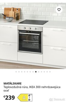 Predám novú teplozdušnú rúru Matälskare - 4