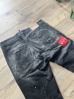 Par krat vzate panske tmavosede rifle zn Dsquared, vel. L - 4