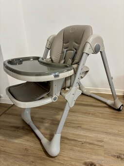 Kreslo na kŕmenie Kinderkraft Yummy Grey - 4