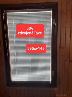 Predám drevené okná - 4 kusy - 4