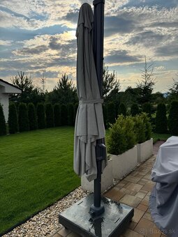 ZÁHRADNÝ SLNEČNÍK PREMIUM 3M X 3M - 4