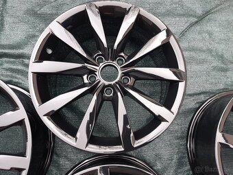 Alu disky Volkswagen Dijon černé R17 et49 - 4