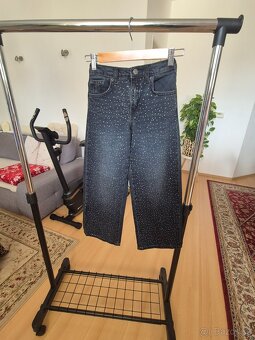 Dievčenské rifle Zara veľkosť 9years/134cm,cena je za kus - 4