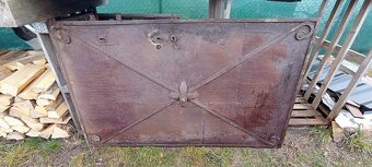 Starožitné železné dvere - 4