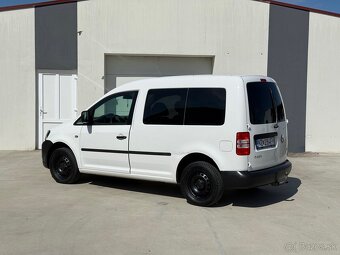 VW Caddy 1.6 TDI 5 Miestna Klimatizácia Ťažné 1.Majiteľ - 4