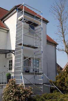 Pojazdné hliníkové lešenie. 95 x 200 / 8,80m DOPRAVA ZDARMA - 4