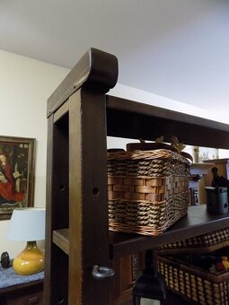 Masívny policový regál - 4