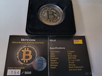 Strieborná minca 2 Dollar Bit_Coin - 4
