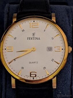 Švýcarské hodinky Festina, reg. model F16478, kožený pásek - 4
